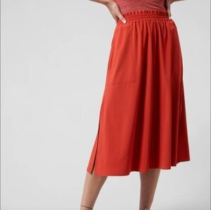 Athleta Savannah Skirt Current Red Skirt Medium